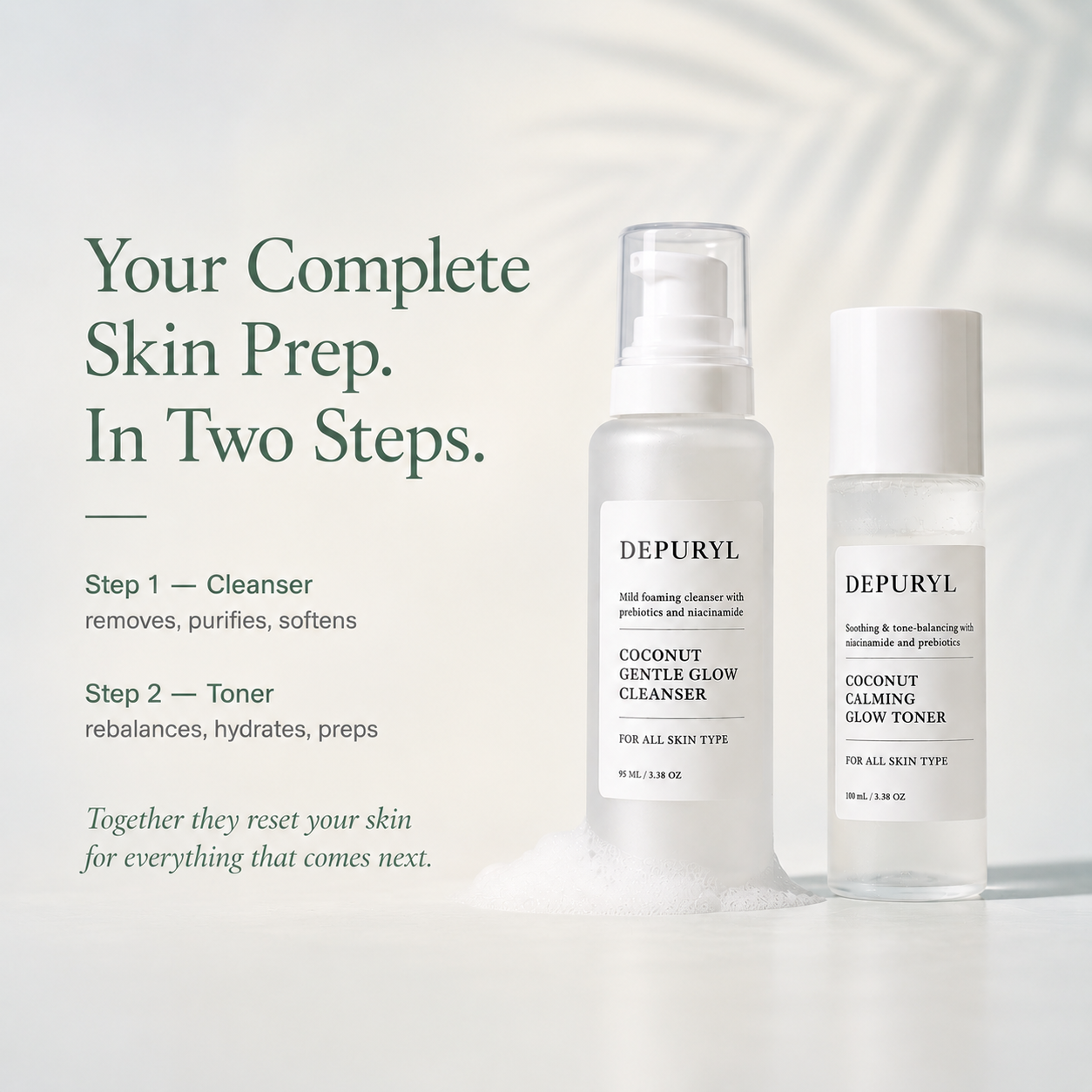 6.6 SALE — COCONUT GLOW PREP DUO 20% OFF + Free Gifts Worth RM68 + Free Shipping Offer valid on 6 June 2026 only.