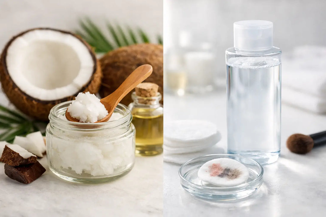Coconut Oil vs Micellar Water for Makeup Removal