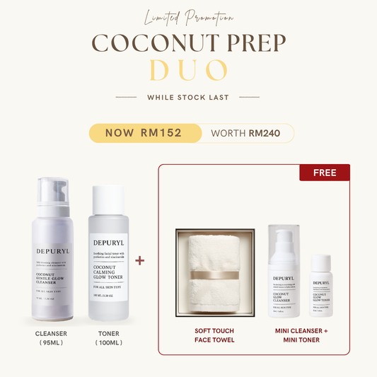 COCONUT GLOW PREP DUO — LIMITED OFFER