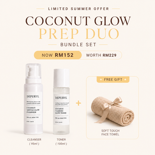 COCONUT GLOW PREP DUO — LIMITED SUMMER OFFER
