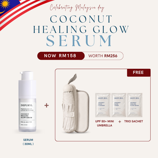 COCONUT HEALING GLOW SERUM — MALAYSIA DAY OFFER