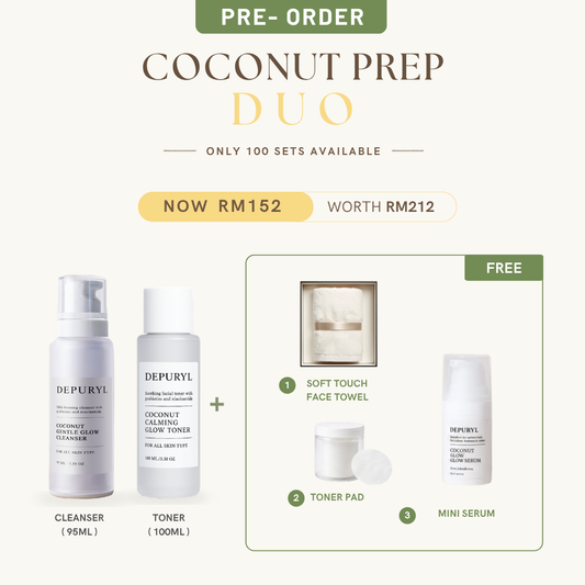 [ PRE-ORDER ] COCONUT GLOW PREP DUO
