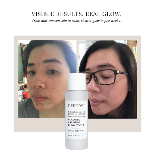 Coconut GLOW Trial Set [ Cleanser , Toner , Serum ]
