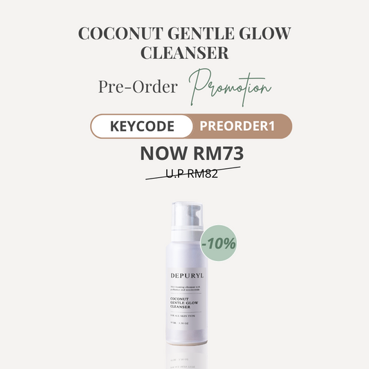 [ PRE-ORDER PROMO ] COCONUT GENTLE GLOW CLEANSER 95ml