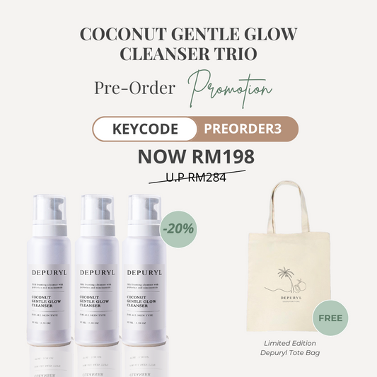 [ PRE-ORDER BUNDLE PROMO ] COCONUT GENTLE GLOW CLEANSER 95ml