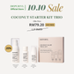 Coconut GLOW Trial Set [ Cleanser , Toner , Serum ]