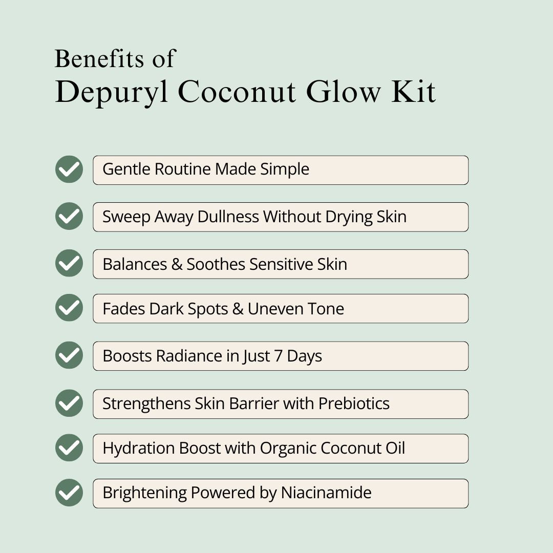 [FREE TOTE BAG] COCONUT GLOW TRIO SET