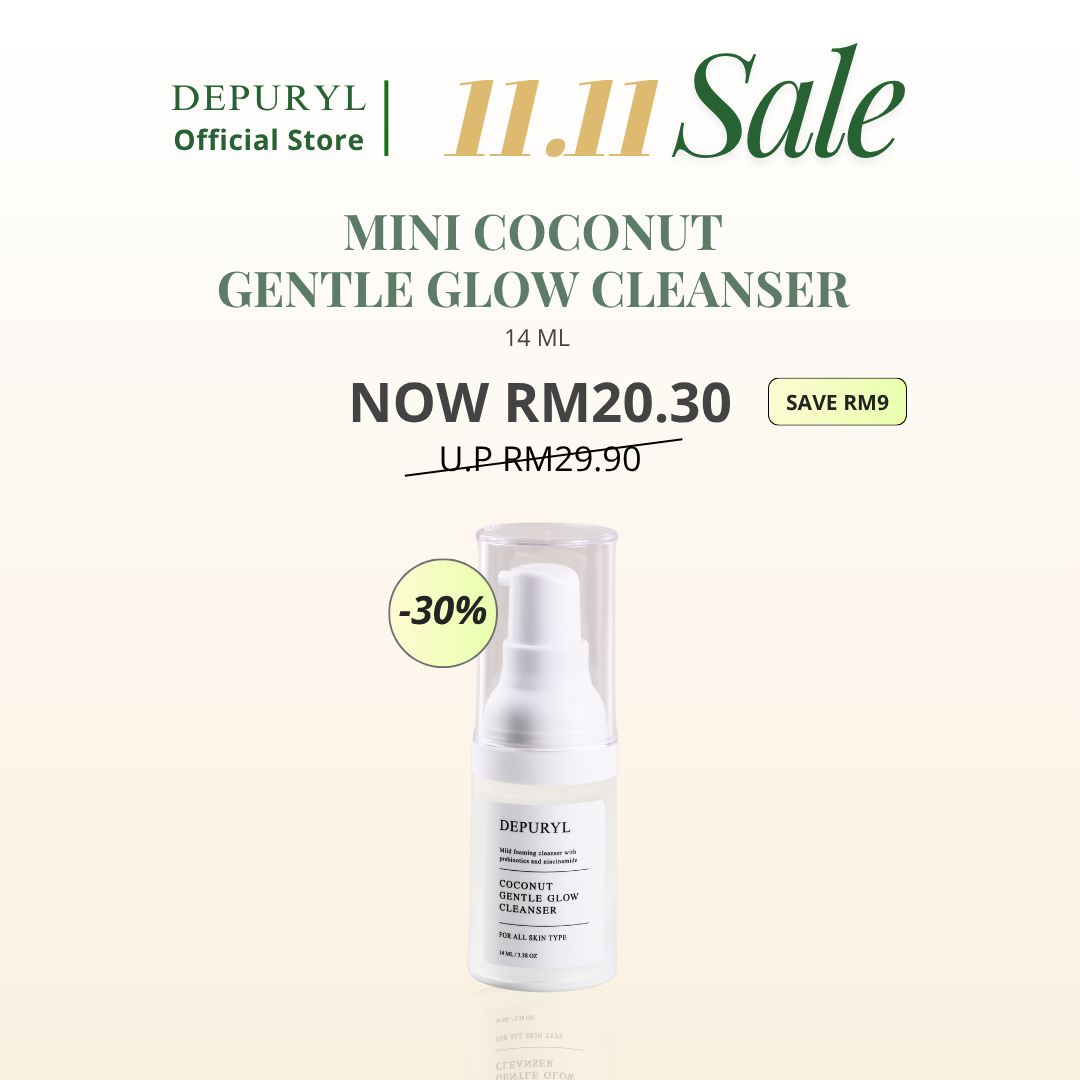 [ 30% OFF ] MINI COCONUT GENTLE GLOW CLEANSER 14ml