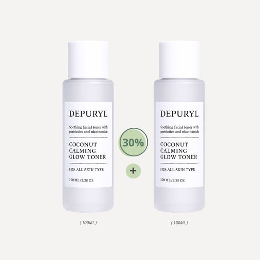 COCONUT CALMING GLOW TONER 100ml - Newly Upgraded with Glow Booster