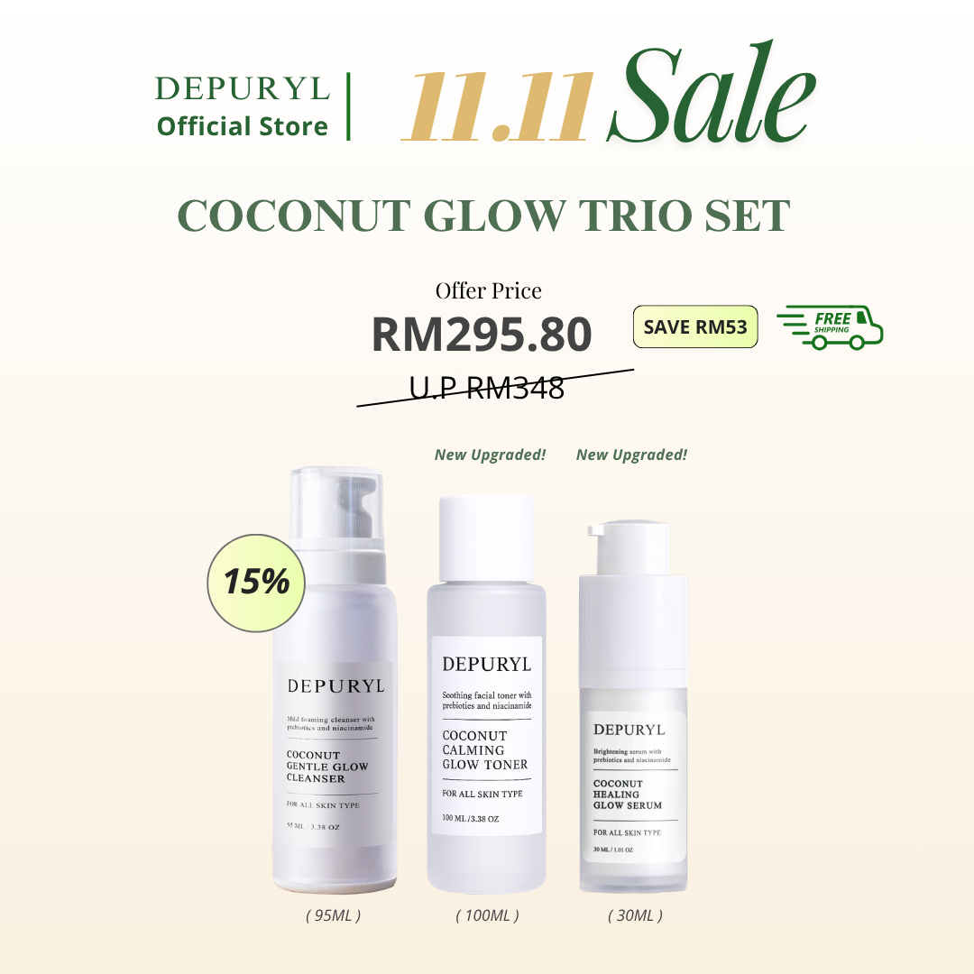 [FREE TOTE BAG] COCONUT GLOW TRIO SET - The Complete GLOW Routine!